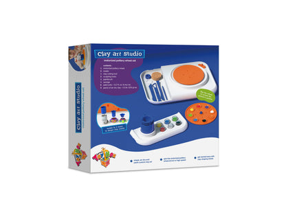 Geoffrey's Toy Box Motorized Pottery Wheel Clay Art Studio Set