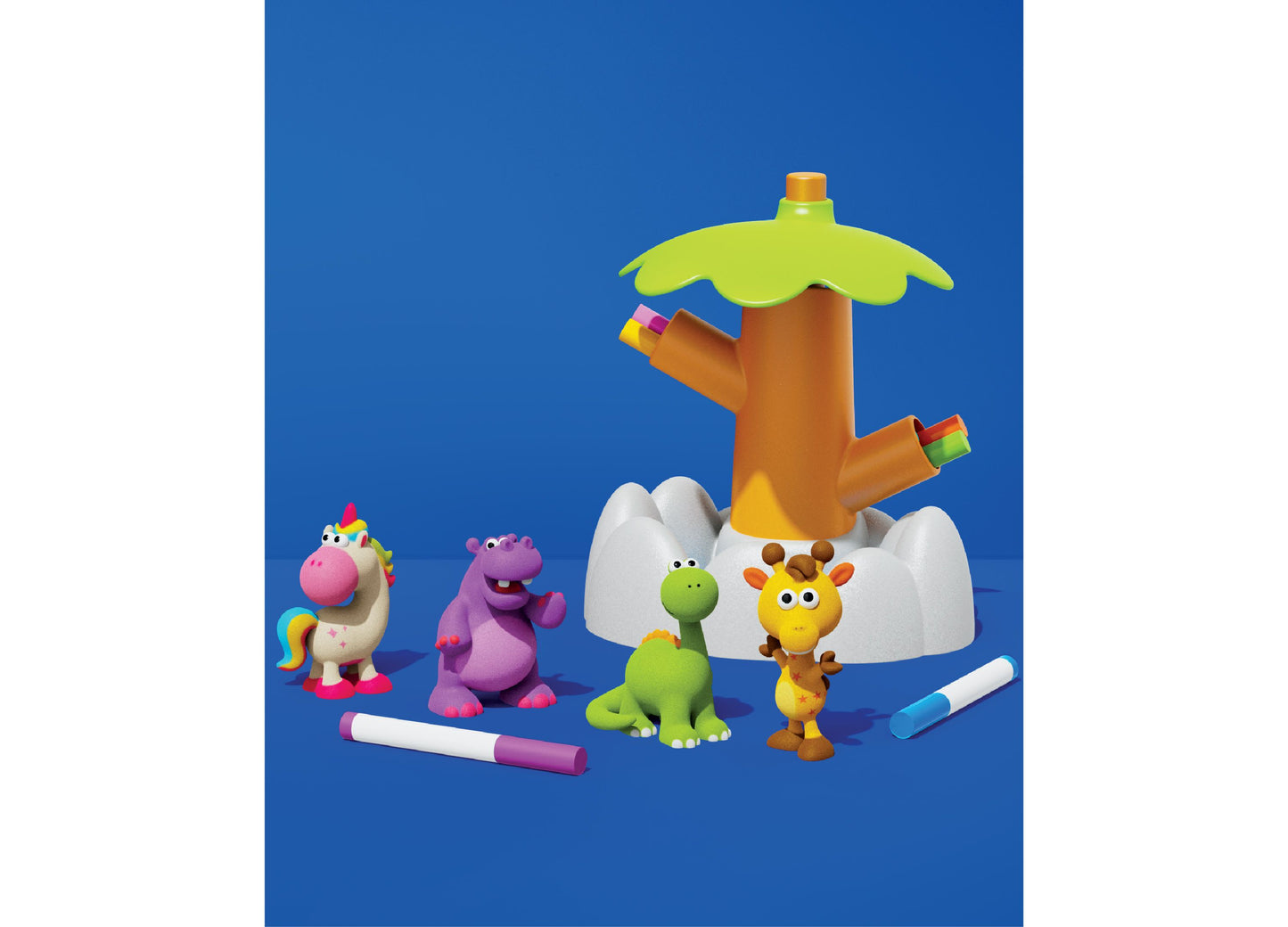 Geoffrey's Toy Box Buddies Wash Color Playset