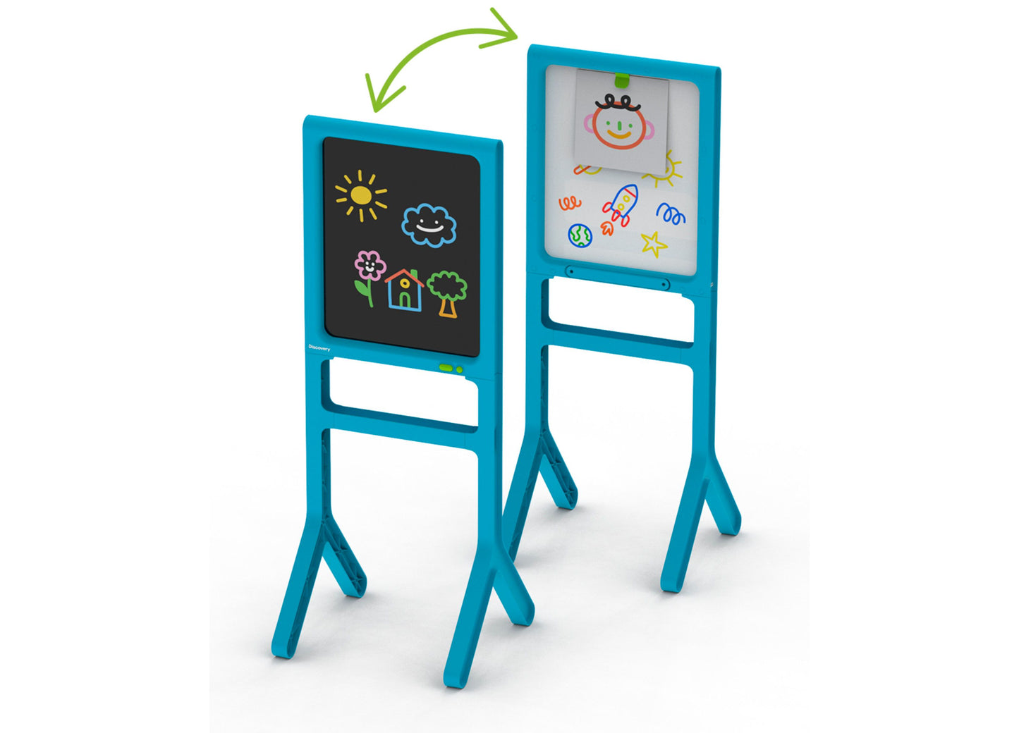 Discovery Kids Glow Easel Dual-Sided Art Station