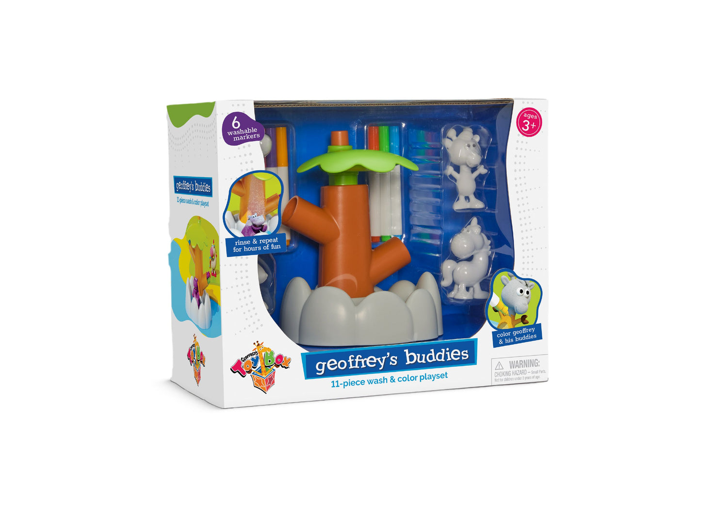 Geoffrey's Toy Box Buddies Wash Color Playset