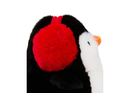 Geoffrey's Toy Box 6" Winter Penguin with Earmuffs Plush Toy