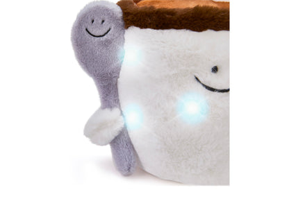 Geoffrey's Toy Box Star Brights 12" LED Light-Up Plush Hot Chocolate Toy