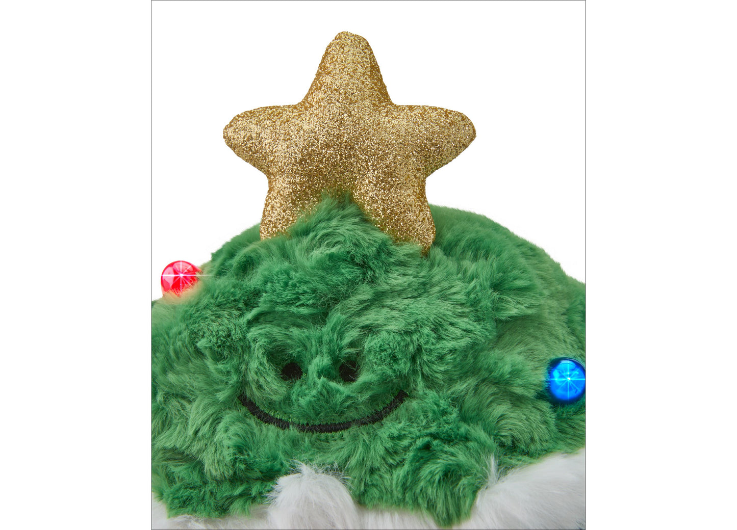 Geoffrey's Toy Box Star Brights 12" LED Light-Up Plush Christmas Tree Toy