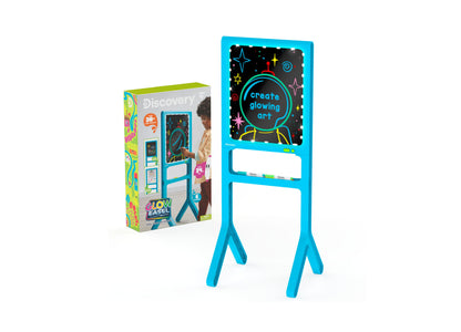 Discovery Kids Glow Easel Dual-Sided Art Station