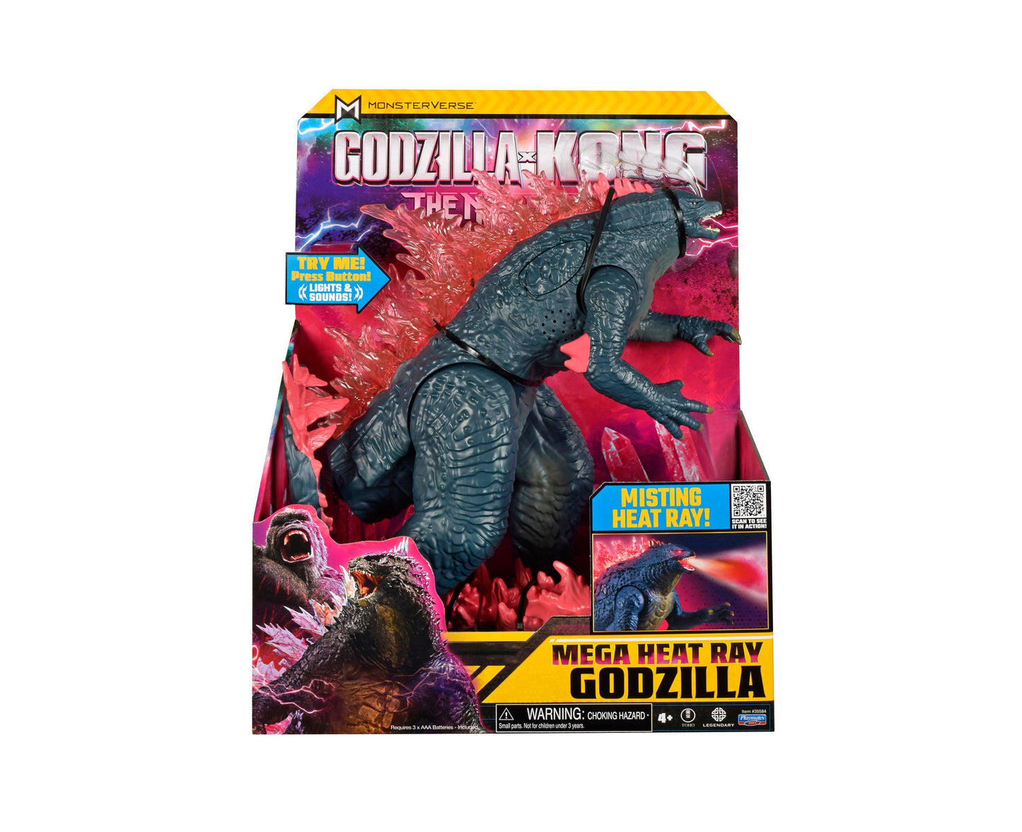 MonsterVerse 13" Mega Misting Heat Ray Godzilla