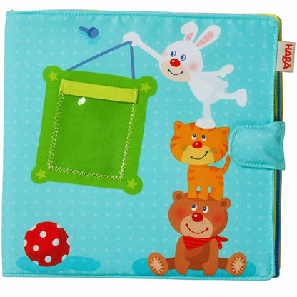 Playmates Interactive Soft Fabric Baby Photo Album