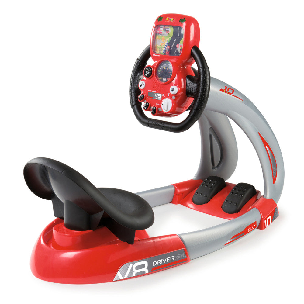 Smoby V8 Driver Racing Simulator Playset with Smartphone App