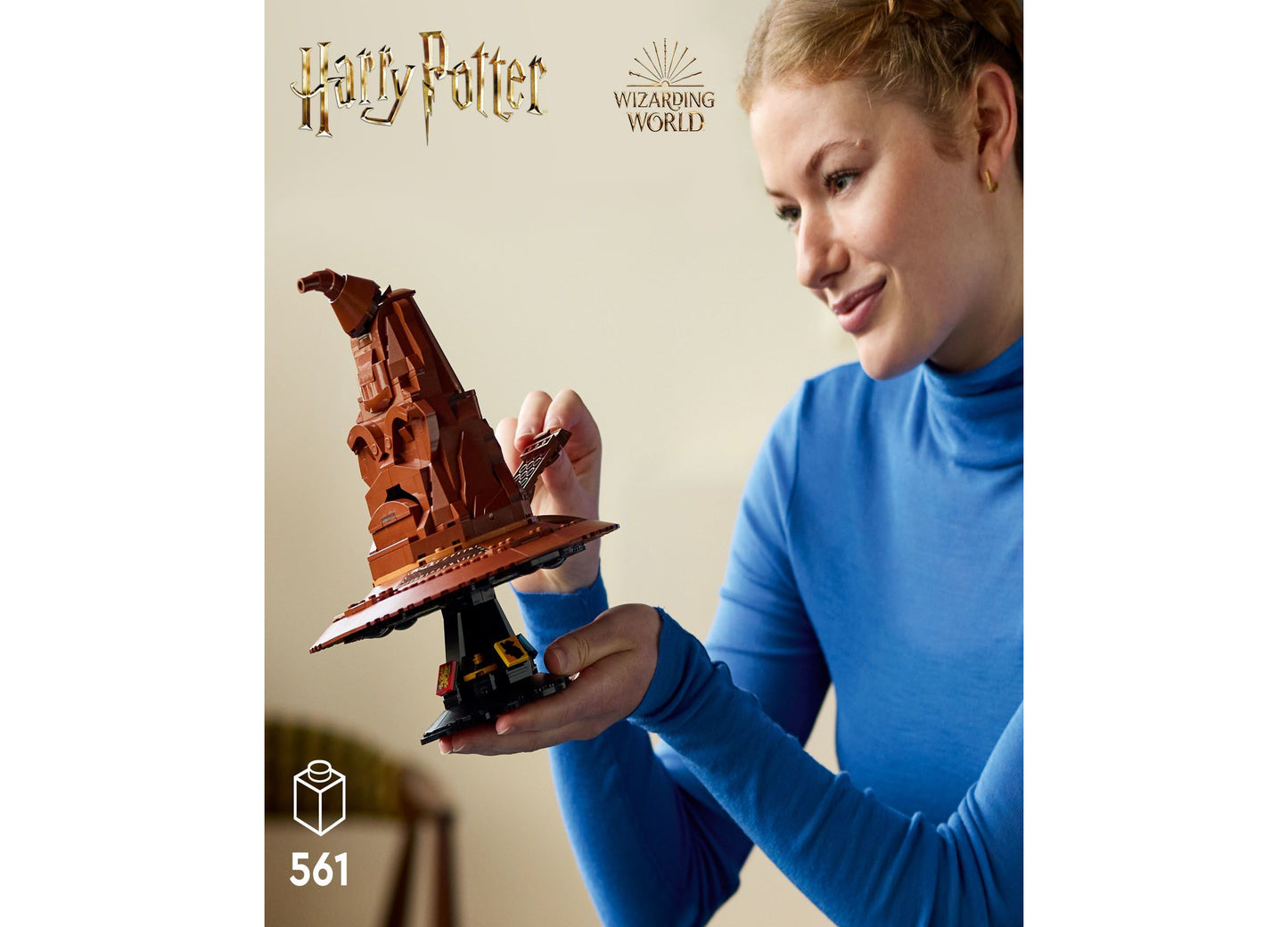 LEGO® Harry Potter Talking Sorting Hat 76429 Toy Building Set, 561 Pieces