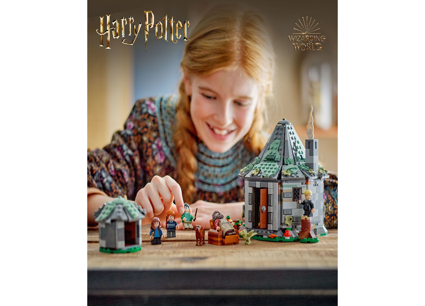 LEGO® Harry Potter Hagrid's Hut An Unexpected Visit 76428 Toy Building Set, 896 Pieces