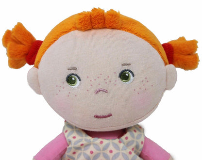 HABA Snug Up Doll Roya - 10 inch Soft Baby Doll with Red Pigtails and Green Eyes