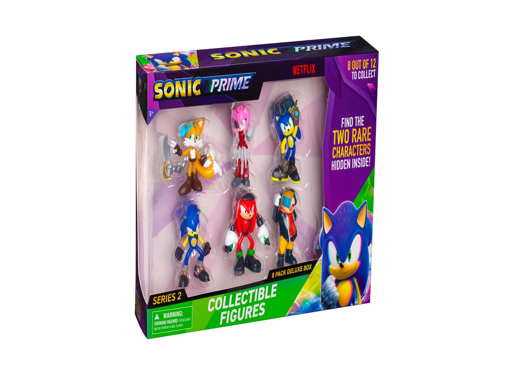 Sonic Prime Deluxe 25th Anniversary Collectible Figure Set