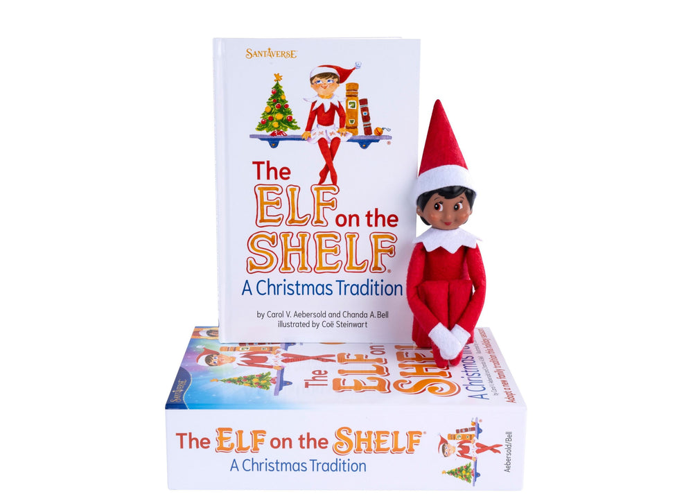 Elf on the Shelf A Christmas Tradition Girl Brown Eyes Toy