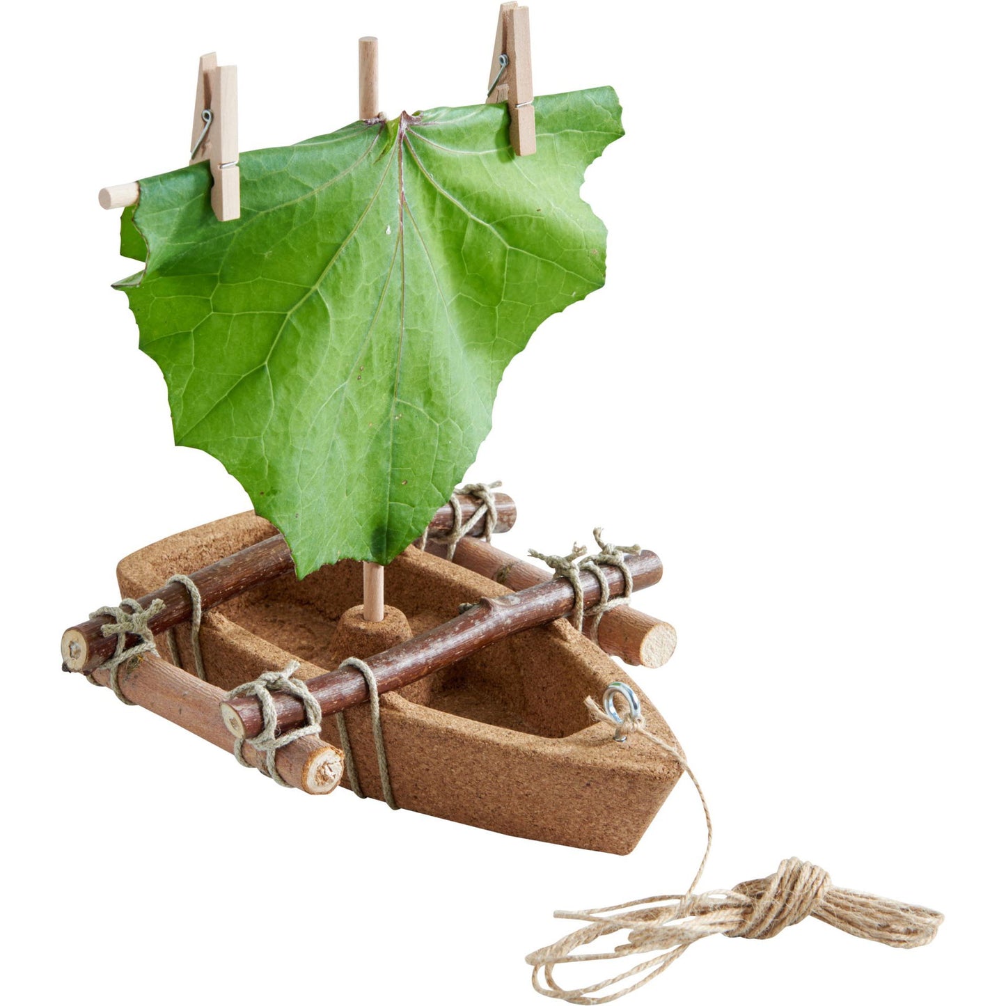 HABA Terra Kids Easy-Build Cork Boat DIY Kit - Eco-Friendly Crafting Set