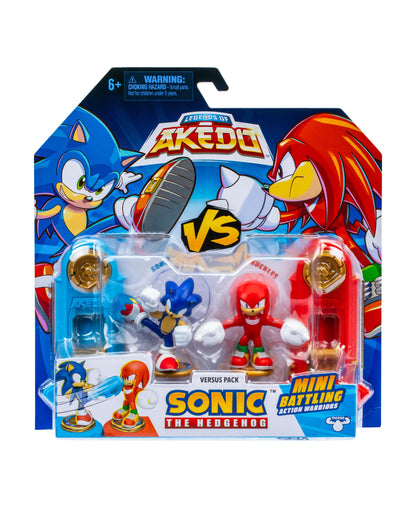 Akedo Sonic the Hedgehog Versus Knuckles S1 Action Figure