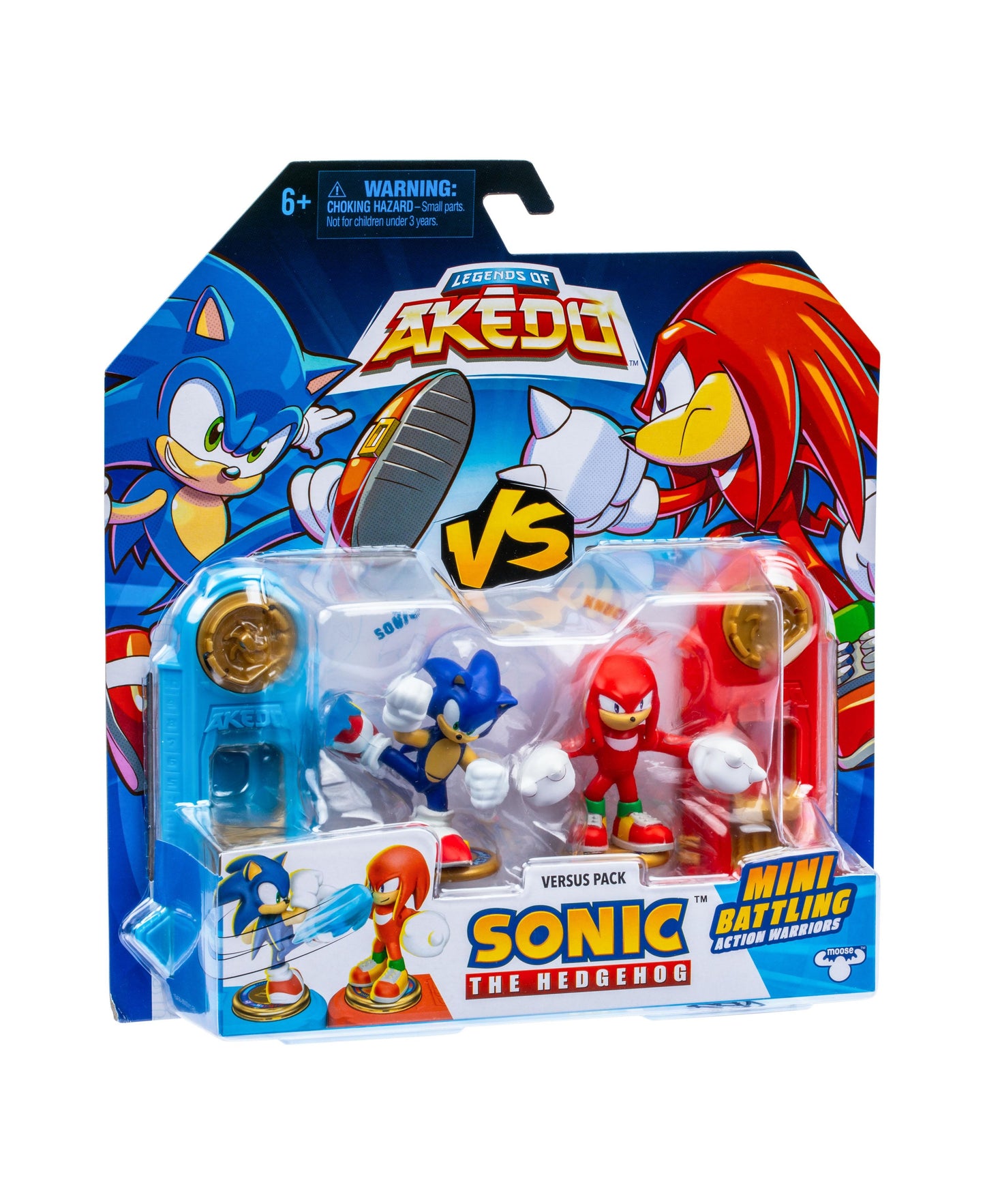 Akedo Sonic the Hedgehog Versus Knuckles S1 Action Figure