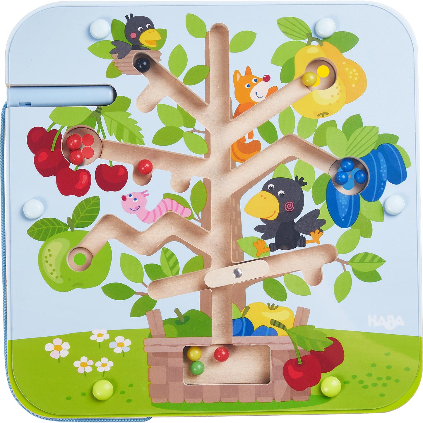 Orchard Maze Magnetic Sorting Game - Colorful Fruit-Themed Puzzle