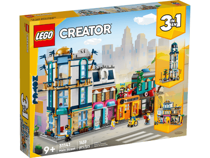 LEGO Creator Main Street 31141 Building Toy Set - 1,459 Pieces