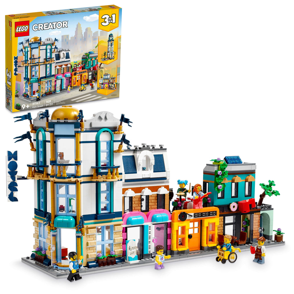 LEGO Creator Main Street 31141 Building Toy Set - 1,459 Pieces
