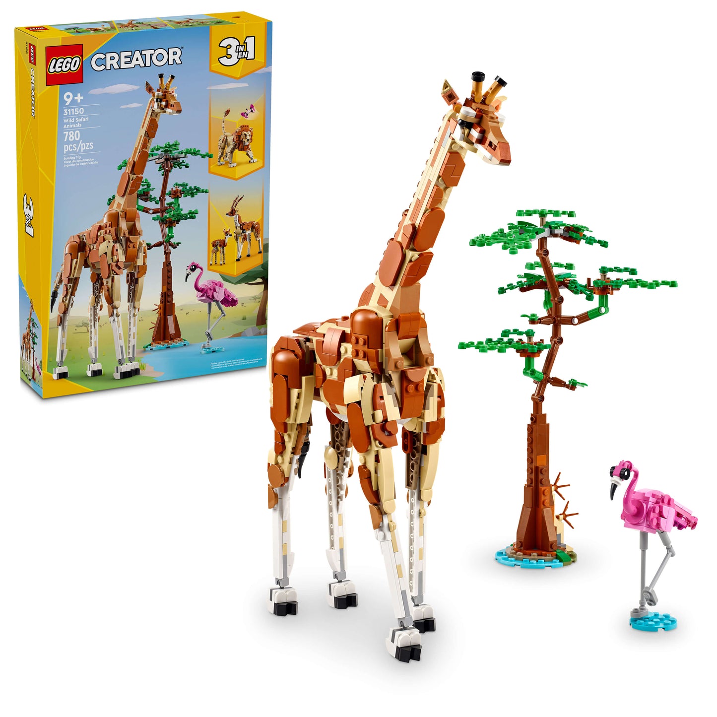 LEGO Creator Wild Safari Animals 3in1 Set 31150