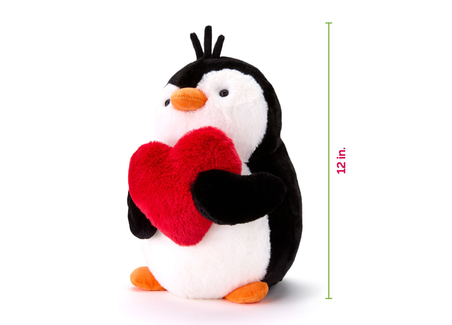 Geoffrey's Toy Box Heart Penguin Plush Toy