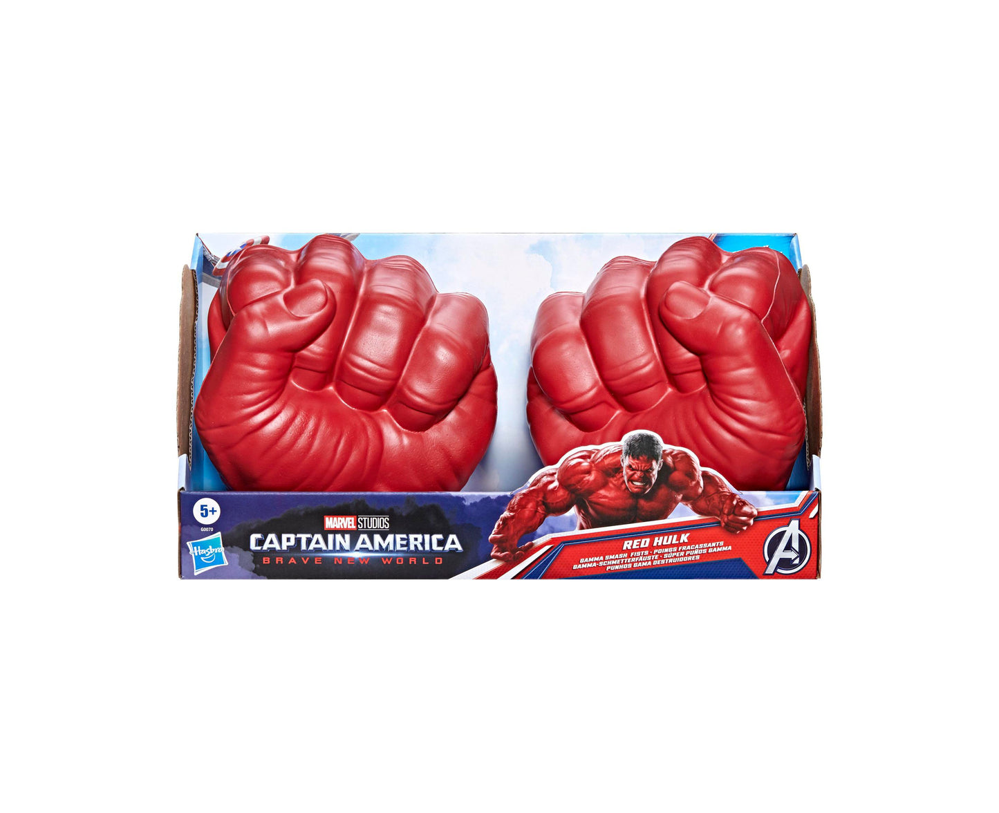 Marvel Avengers Captain America Brave New World Red Hulk Gamma Smash Fists