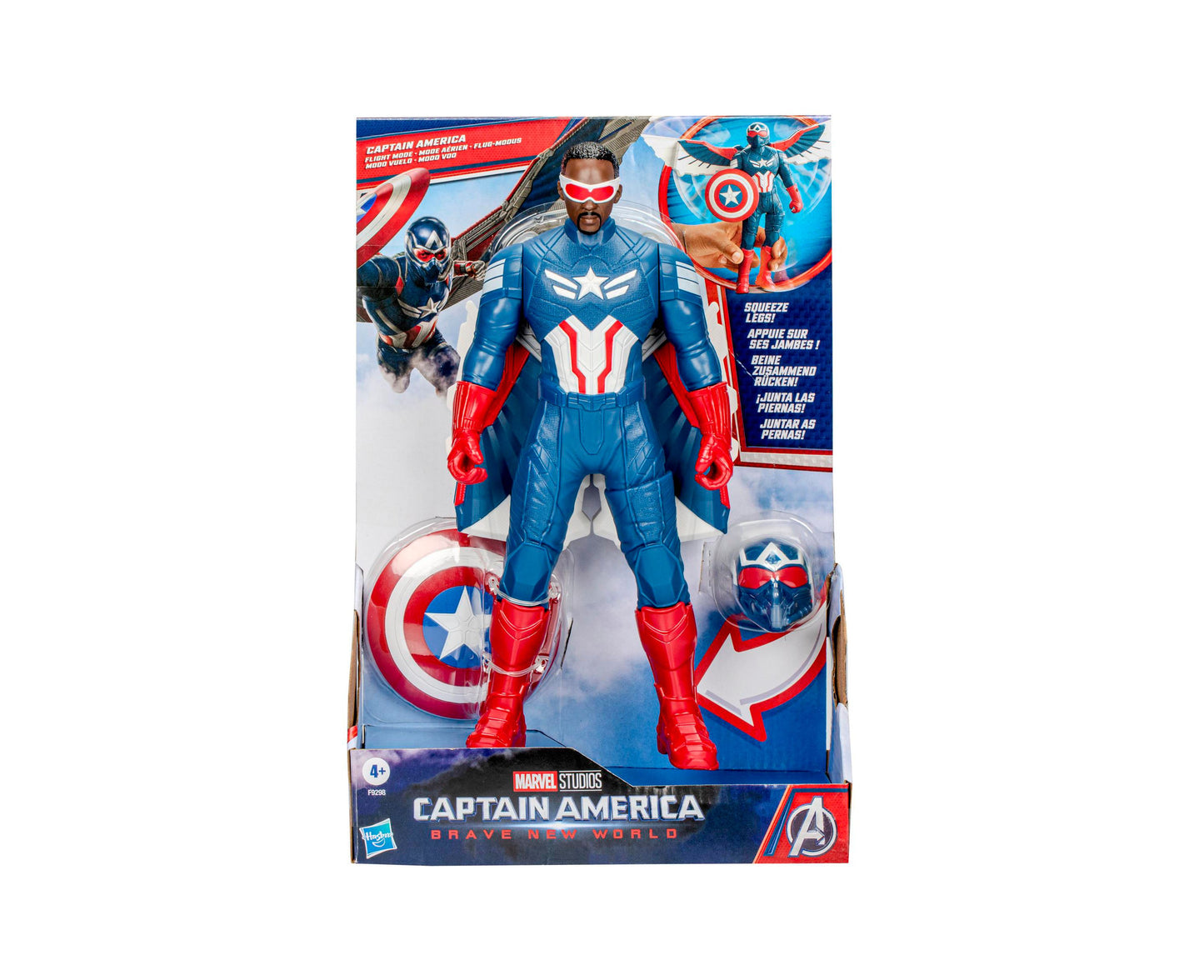 Marvel Avengers Captain America Brave New World Flight Mode Figure