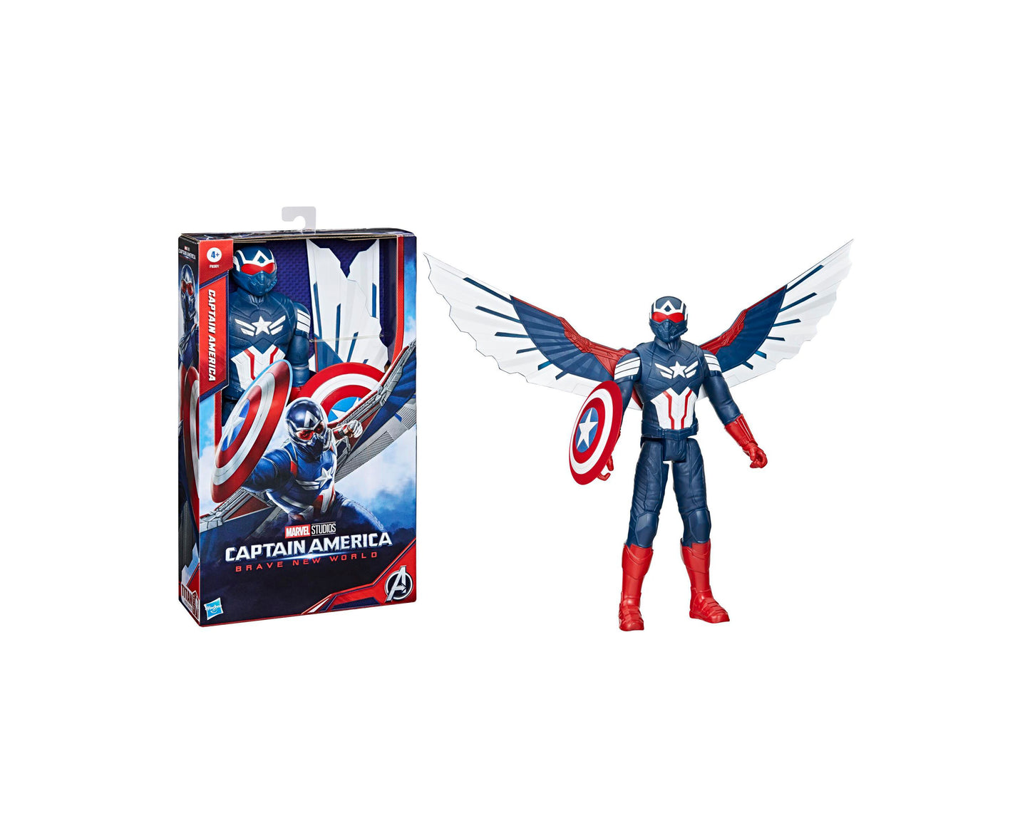 Marvel Studios Titan Hero Series Deluxe Captain America Action Figure