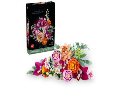 LEGO® Botanicals Pretty Flower Bouquet 10342, 749 Pieces