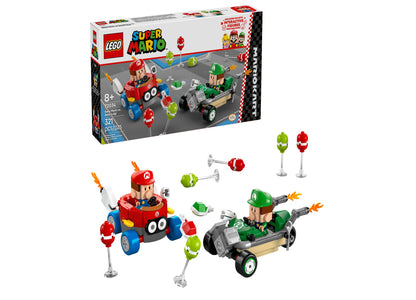 LEGO Super Mario Kart Baby Mario vs. Baby Luigi Toy Set 72034 - 321 Pieces