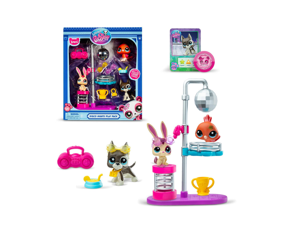 Littlest Pet Shop Disco Nights Play Pack - Party Set