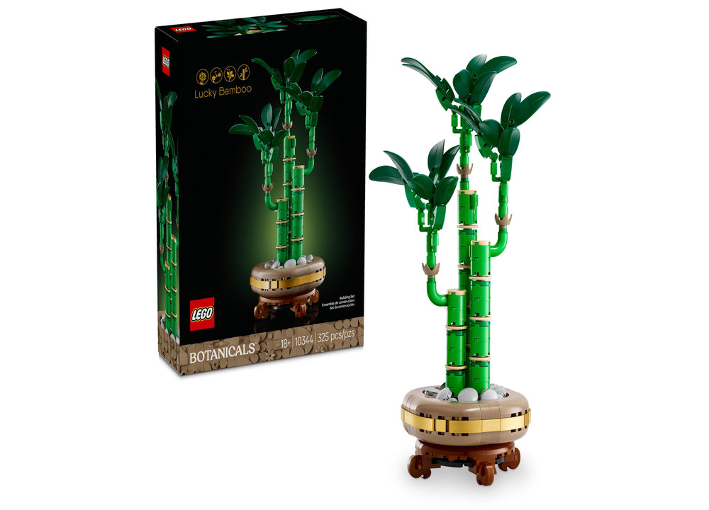 LEGO® Botanicals Lucky Bamboo Building Set 10344, 325 Pieces