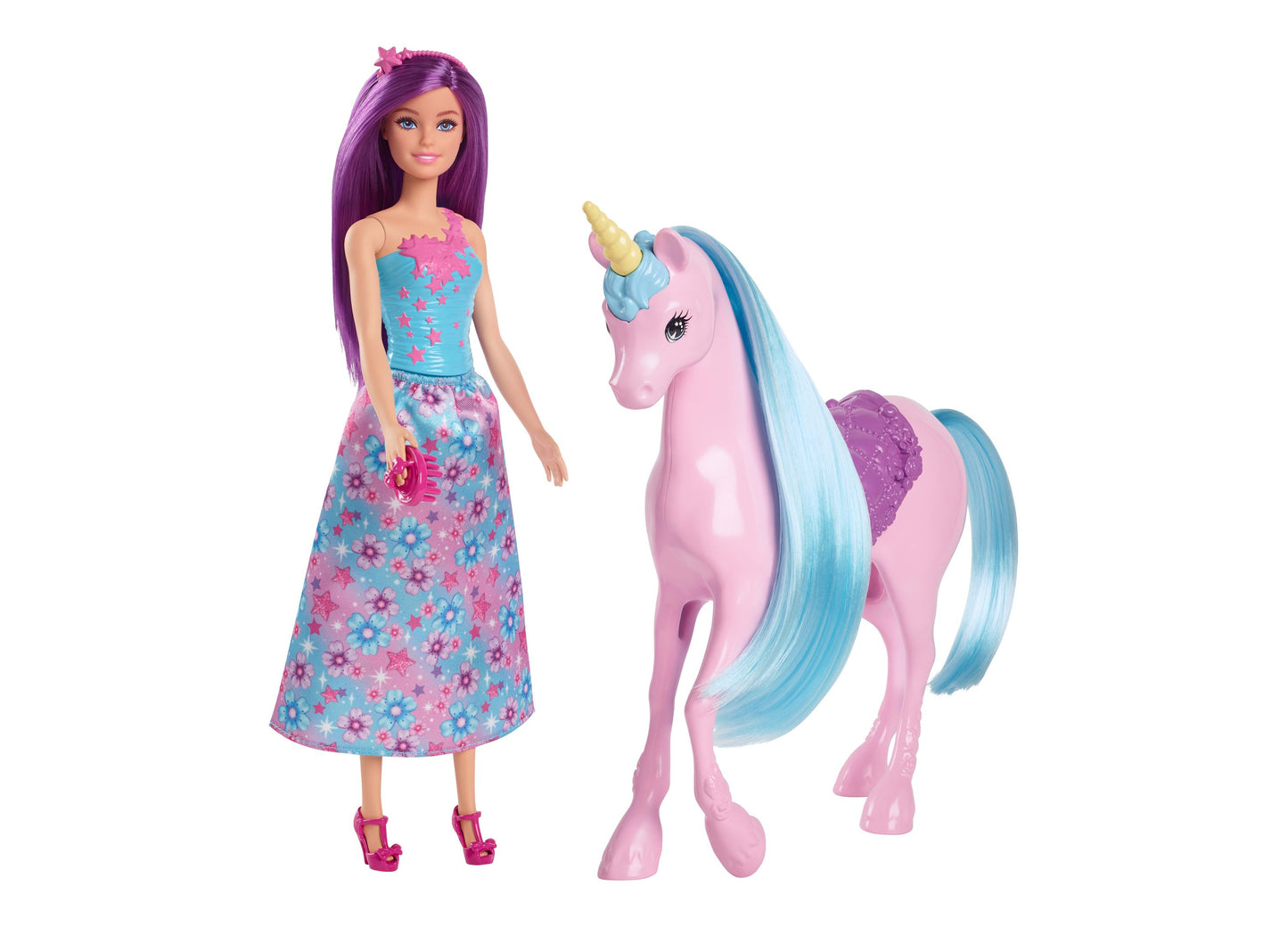 Barbie Galactic Adventure Doll with Magical Unicorn