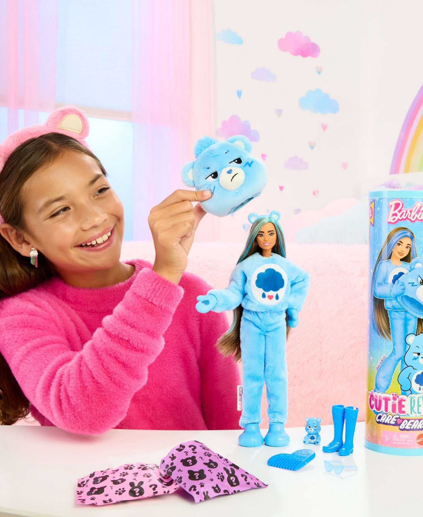 Barbie Cutie Reveal - Care Bears Surprise Doll