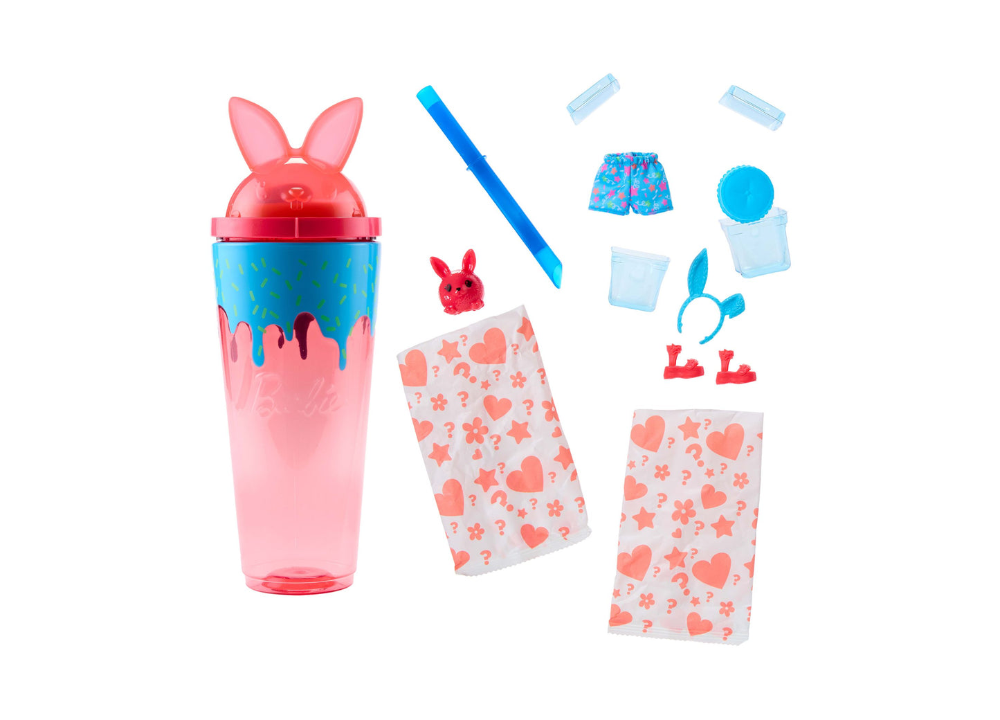 Barbie Pop Reveal Shakes - Bright Bunny Fashion Doll with Accessories