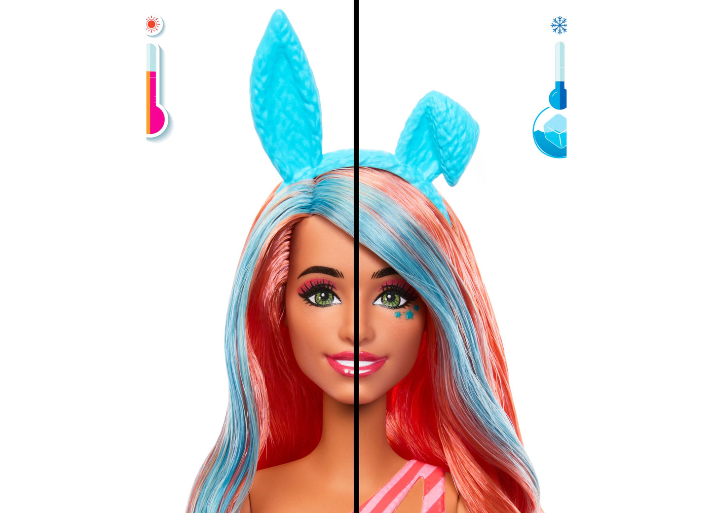 Barbie Pop Reveal Shakes - Bright Bunny Fashion Doll with Accessories