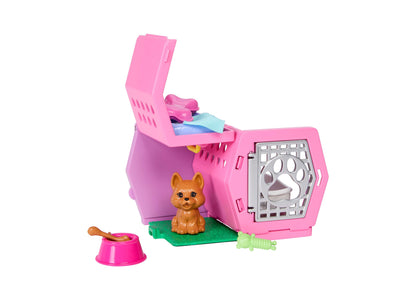 Barbie Chelsea Puppy Playset with Transformative Carrier and Doll