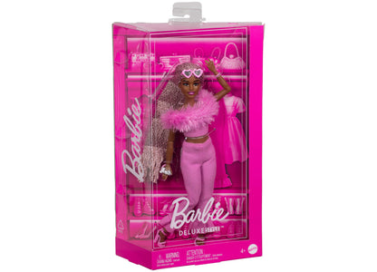 Barbie Deluxe Style Doll - Soft Pink Jumpsuit with Braided Hair