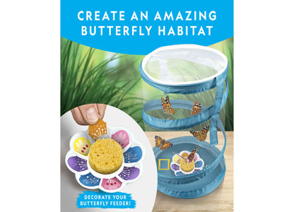 National Geographic Butterfly Growing Kit – Discover Metamorphosis