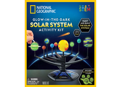 National Geographic Glow-in-the-Dark Solar System Activity Kit