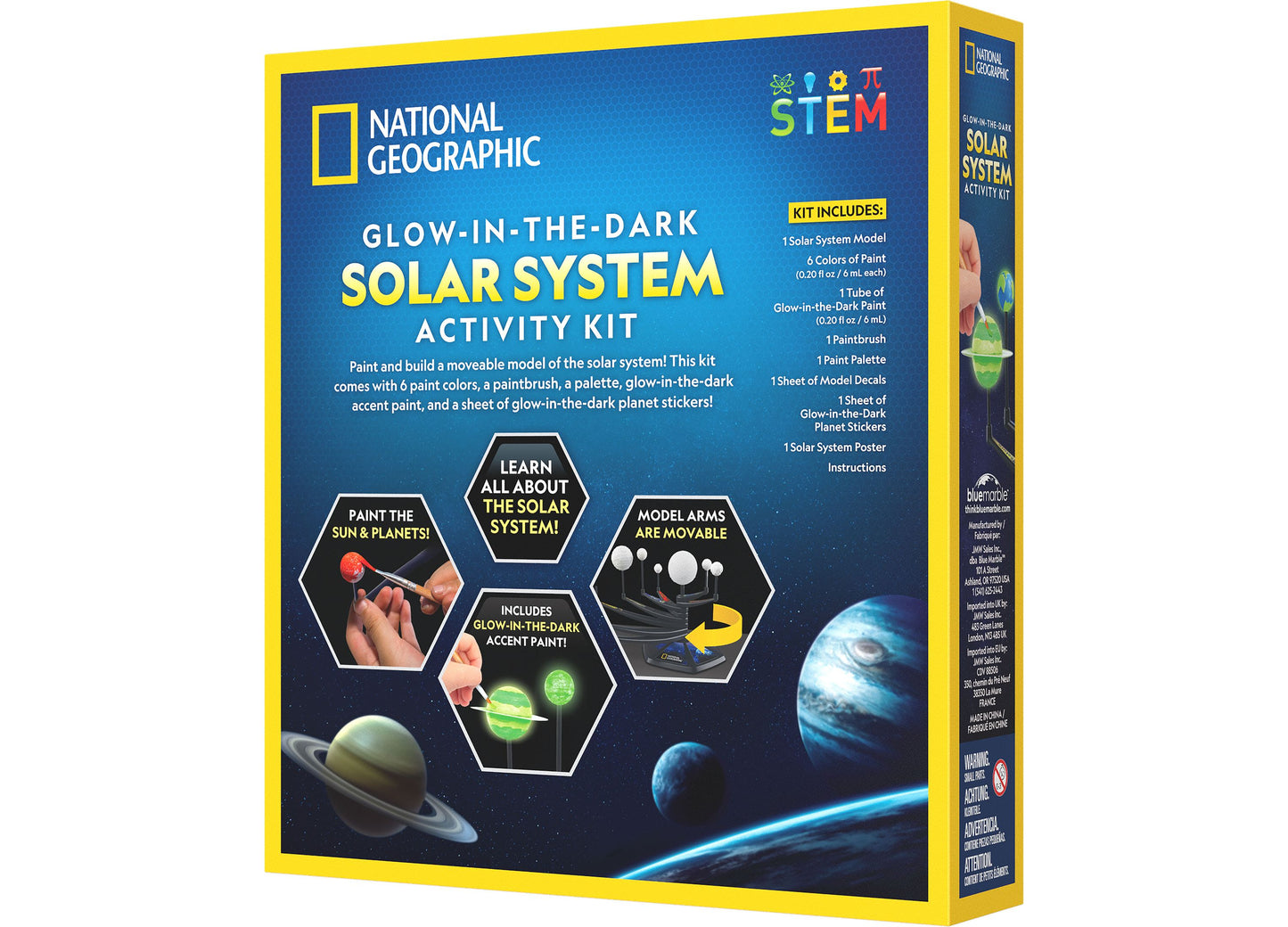 National Geographic Glow-in-the-Dark Solar System Activity Kit