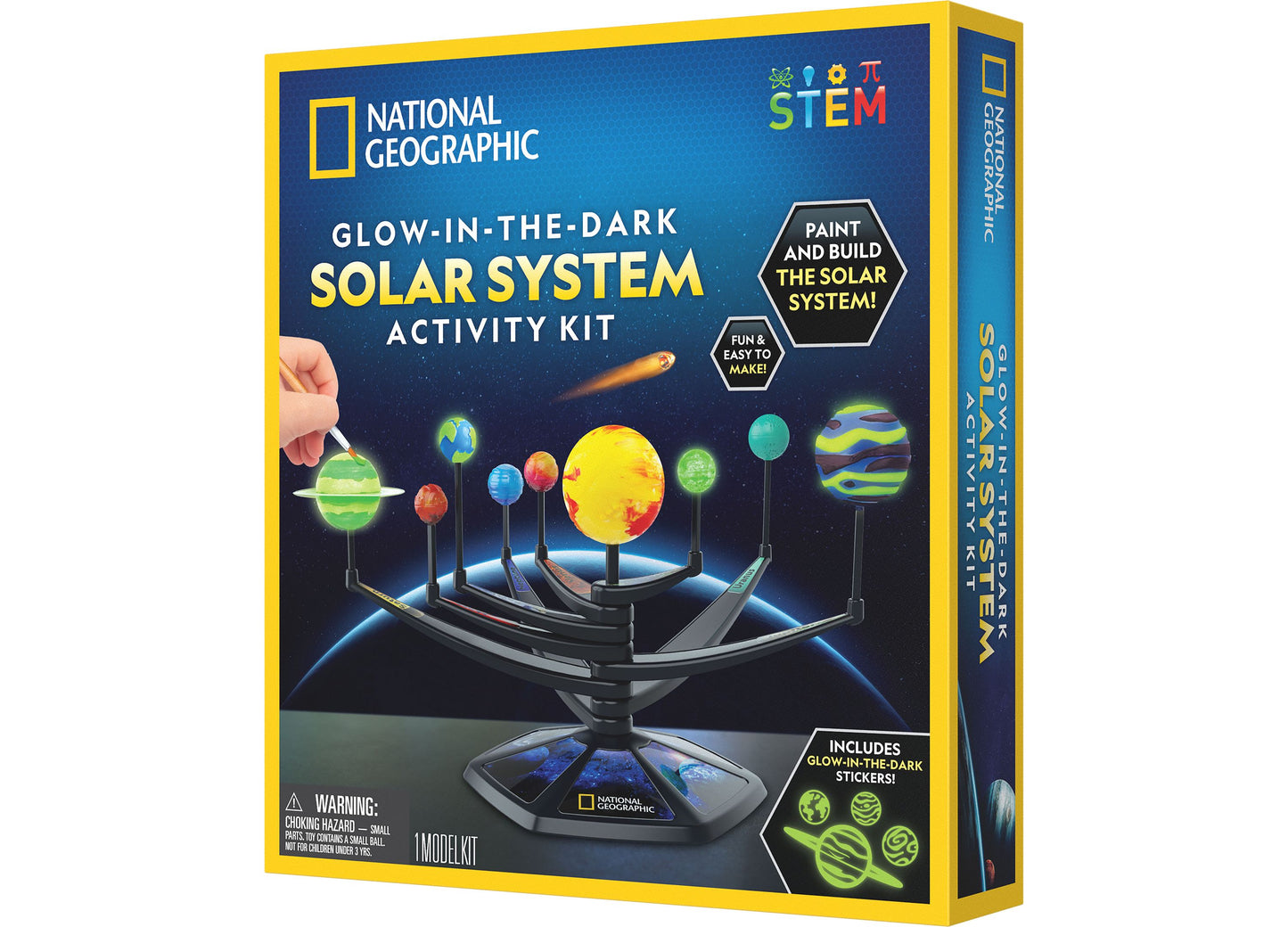 National Geographic Glow-in-the-Dark Solar System Activity Kit