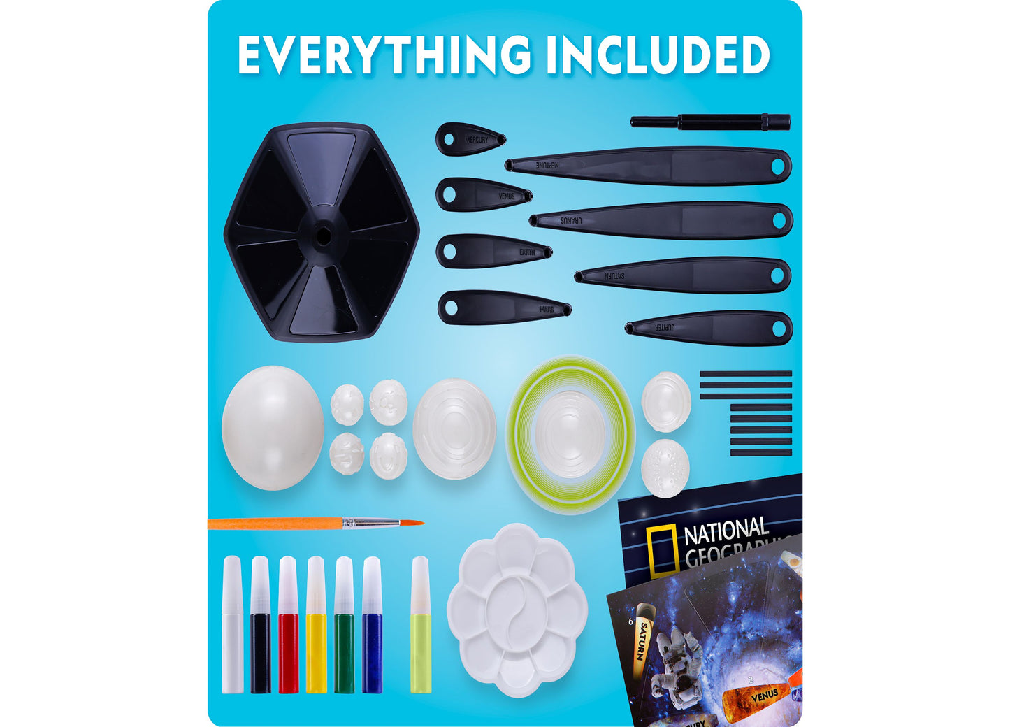 National Geographic Glow-in-the-Dark Solar System Activity Kit