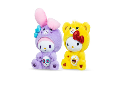 Hello Kitty X Care Bears 10 inch Plush Duo - Funshine & Share Bears