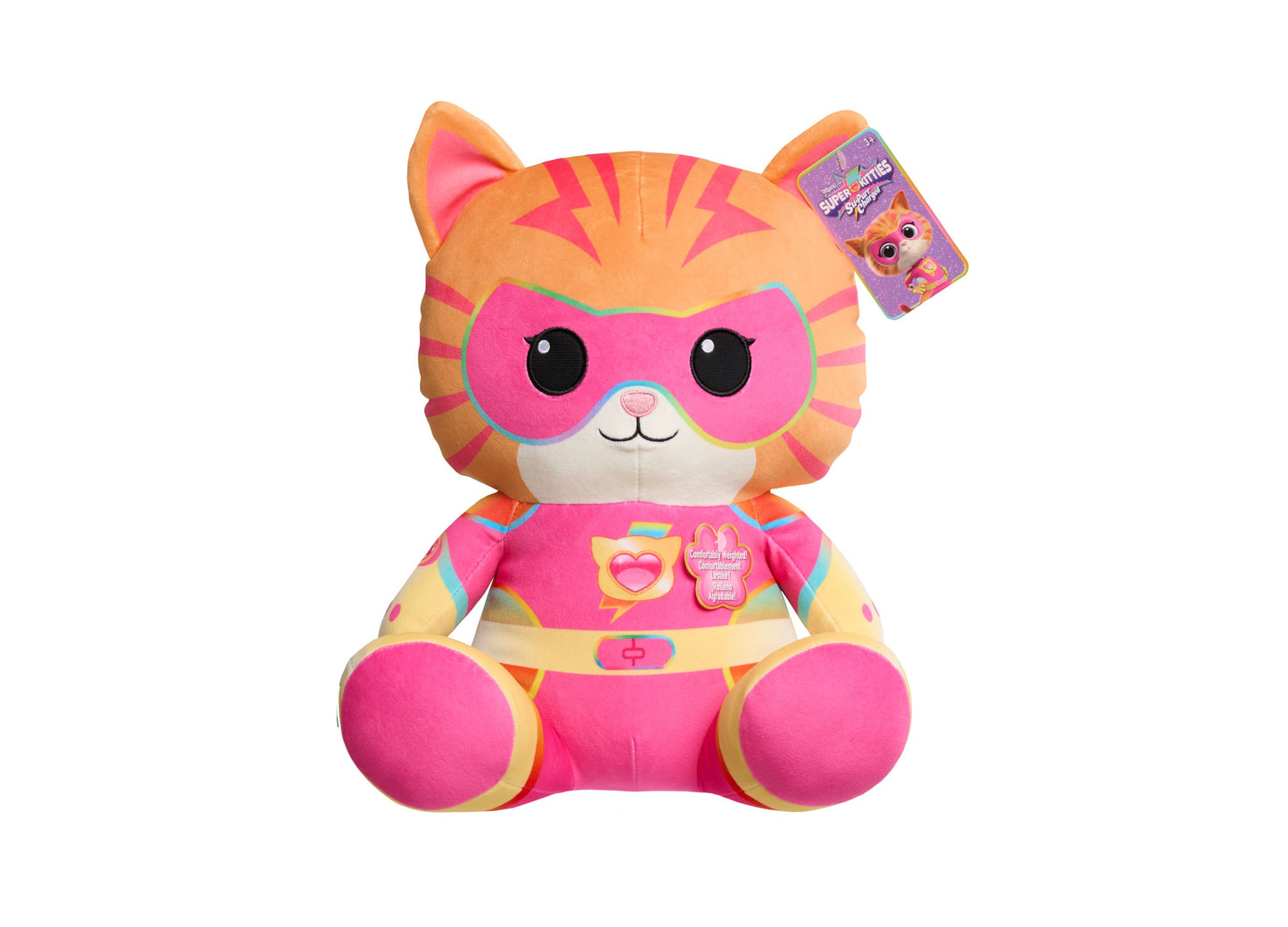 Disney Junior Super Kitties Ginny Weighted Plush for Comfort and Cuddles