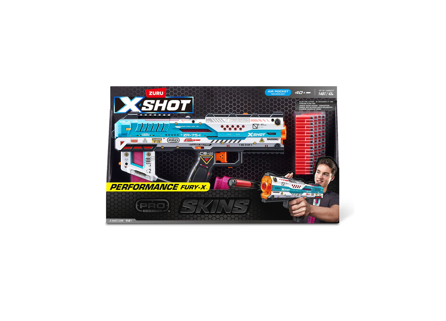 X-Shot Skins Pro Series Fury-X Dart Blaster