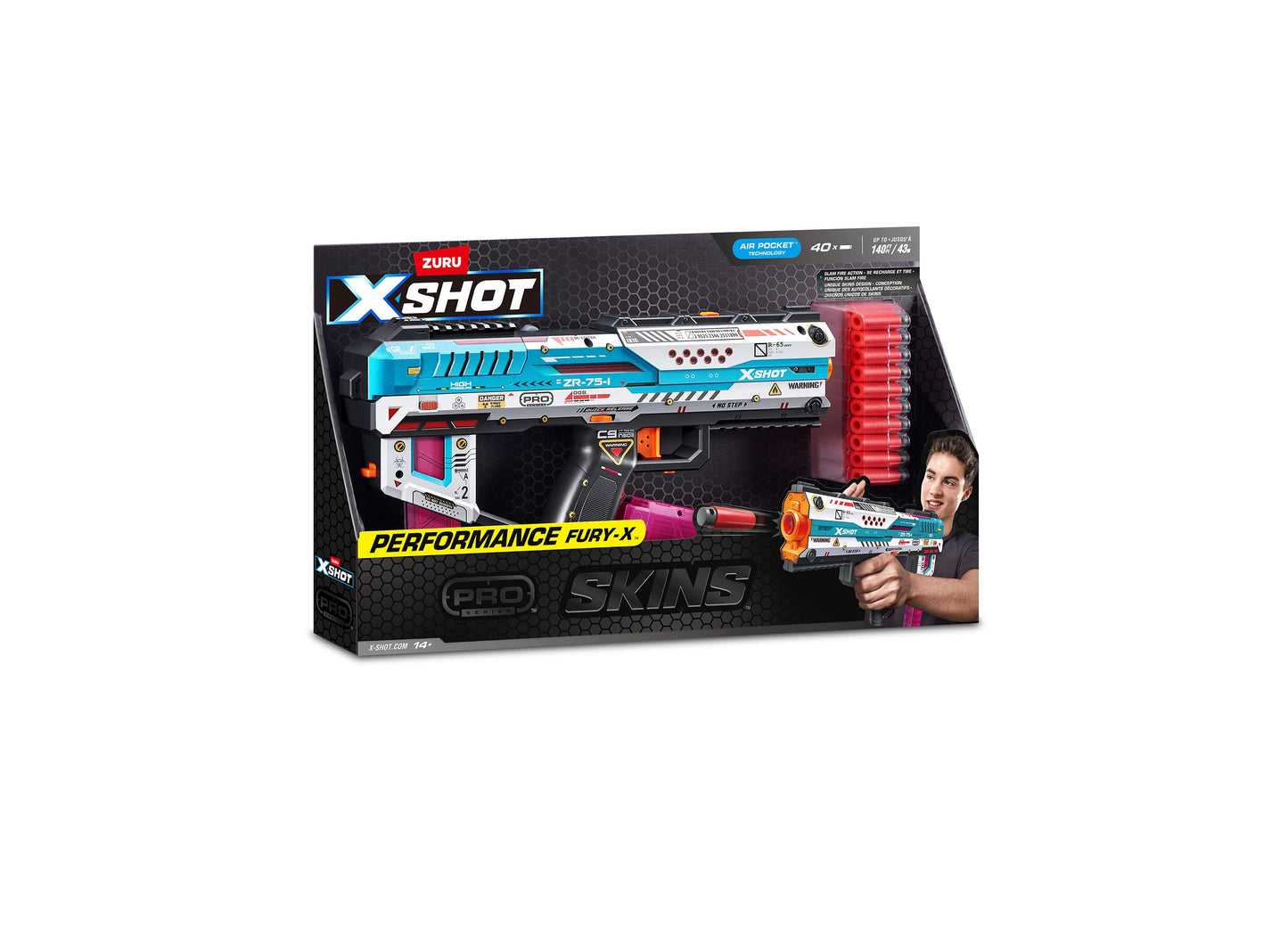 X-Shot Skins Pro Series Fury-X Dart Blaster