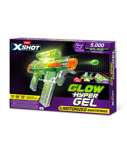 X-Shot Hyper Gel Glow in the Dark Blaster Ultimate Nighttime Shooter