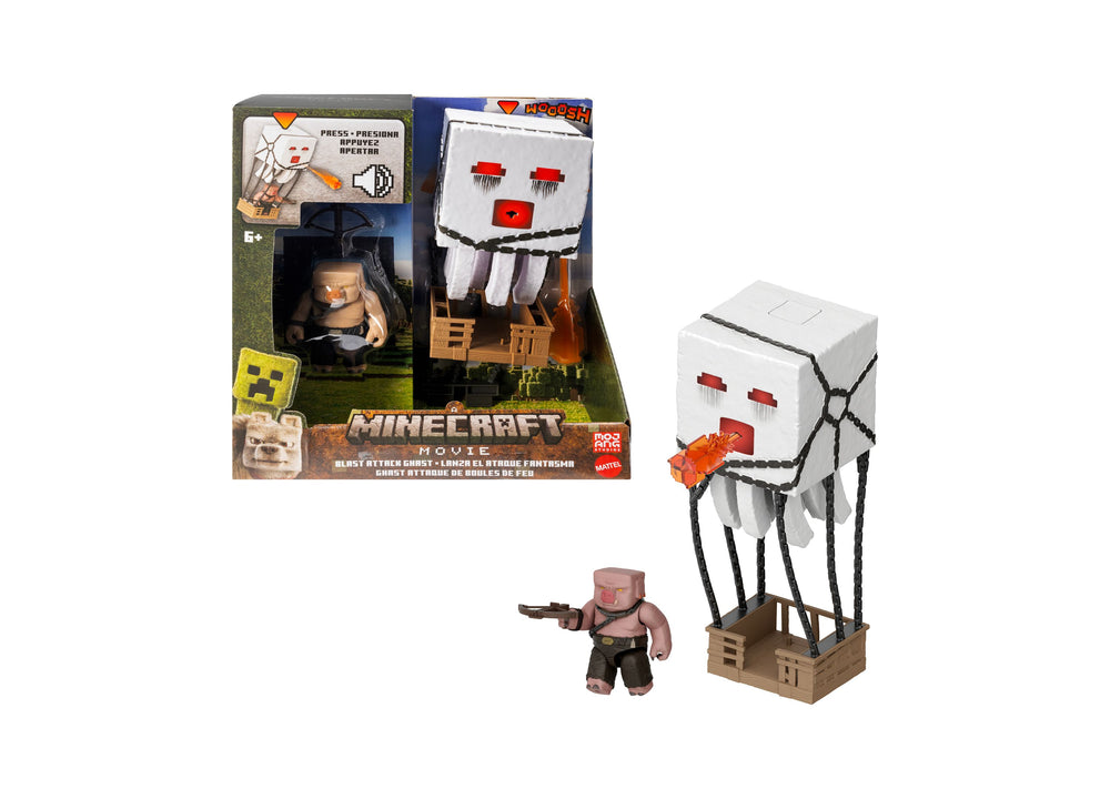 Minecraft Blast Attack Ghast - Action Figure Playset