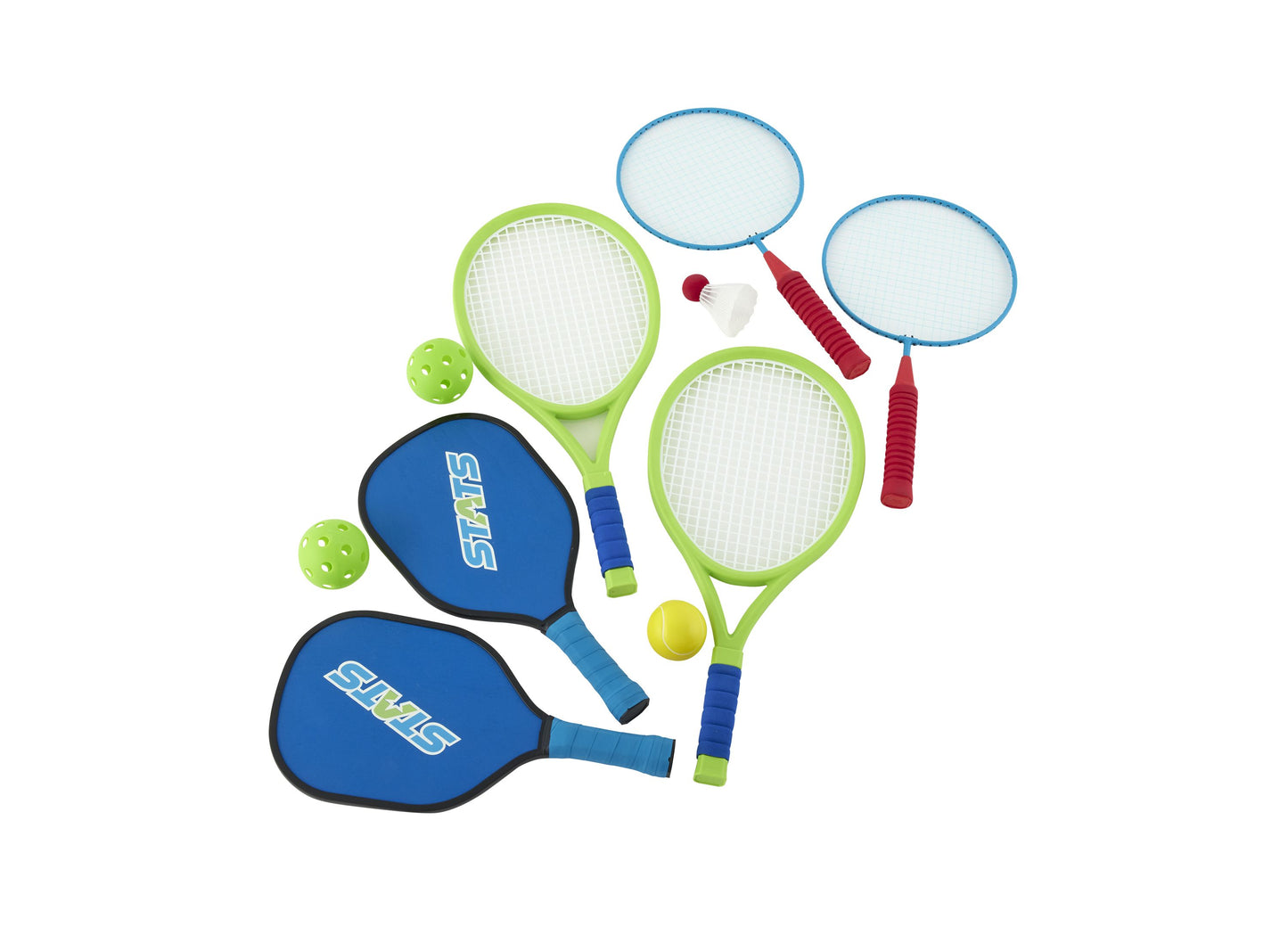 Stats All-Star 3-in-1 Pickleball, Badminton & Tennis Sports Combo Set