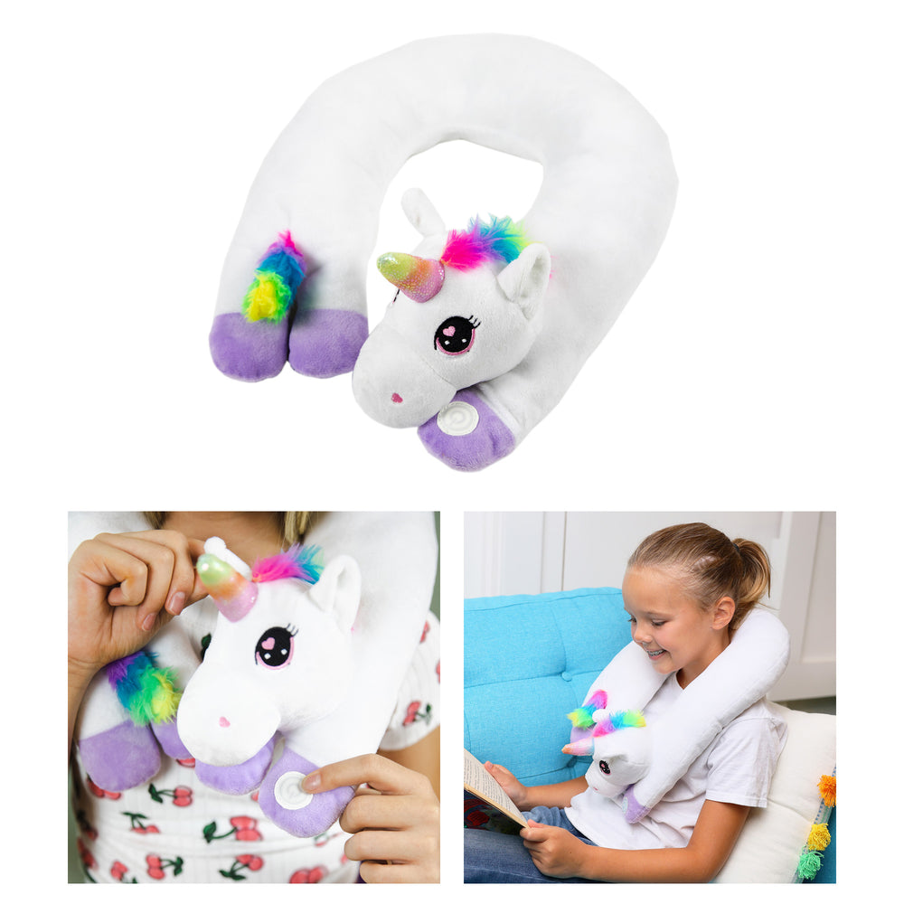 Bouncyband Unicorn Sensory Vibrating Neck Pillow